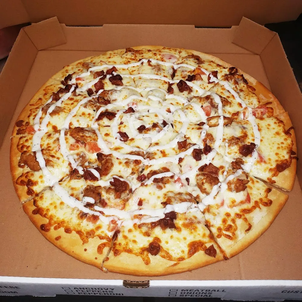 Chicken Bacon Ranch Pizza